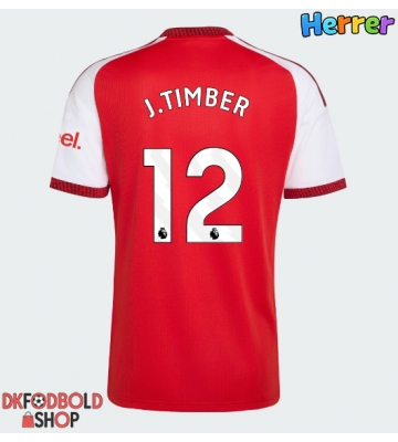 Arsenal Jurrien Timber #12 Hjemmebanetrøje 2026-27 Kort ærmer